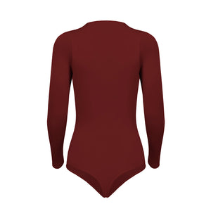 Body segunda piel manga larga ghost espalda