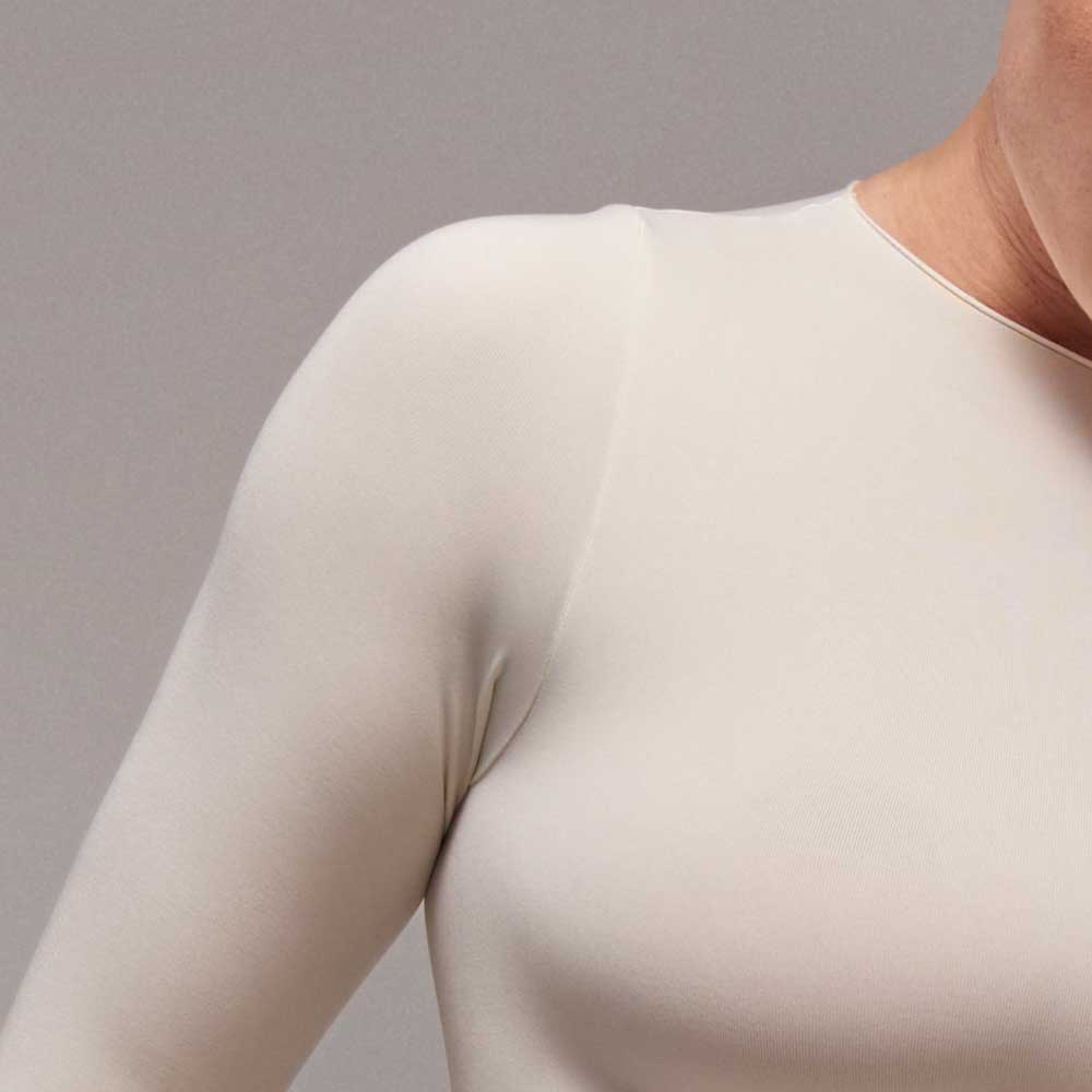 Body segunda piel manga larga espalda