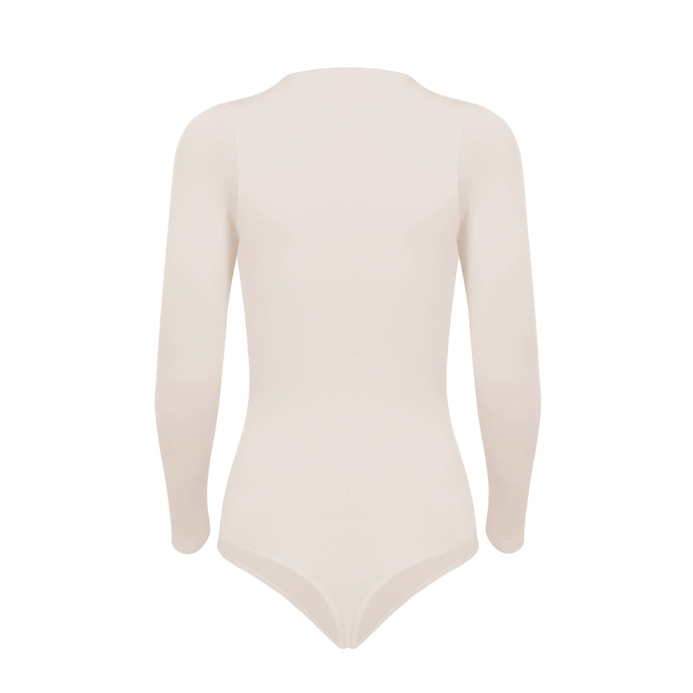 Body segunda piel manga larga ghost espalda