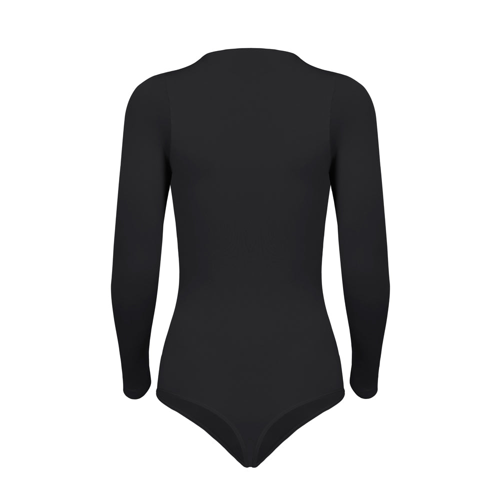 Body segunda piel manga larga ghost espalda