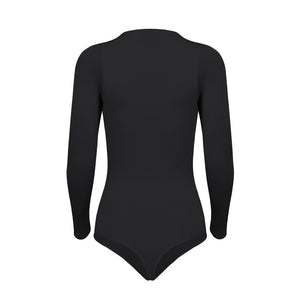 Body segunda piel manga larga ghost espalda