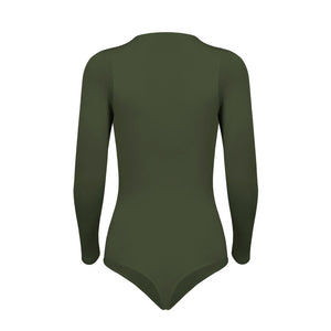 Body segunda piel manga larga ghost espalda