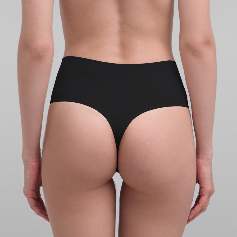 Panty tipo tanga moldeo abdomen bajo espalda