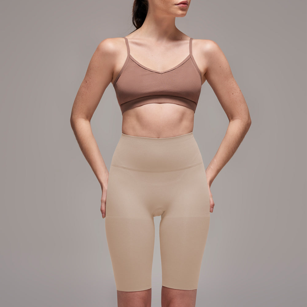 Short moldeador invisible con control abdomen y piernas espalda