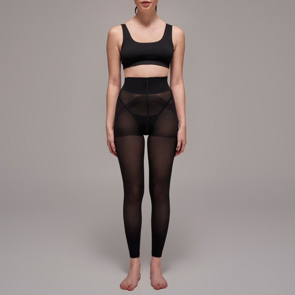 Tobillero que disimula la celulitis frente