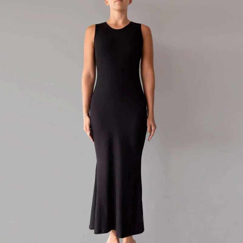 Vestido Acanalado Moldeador