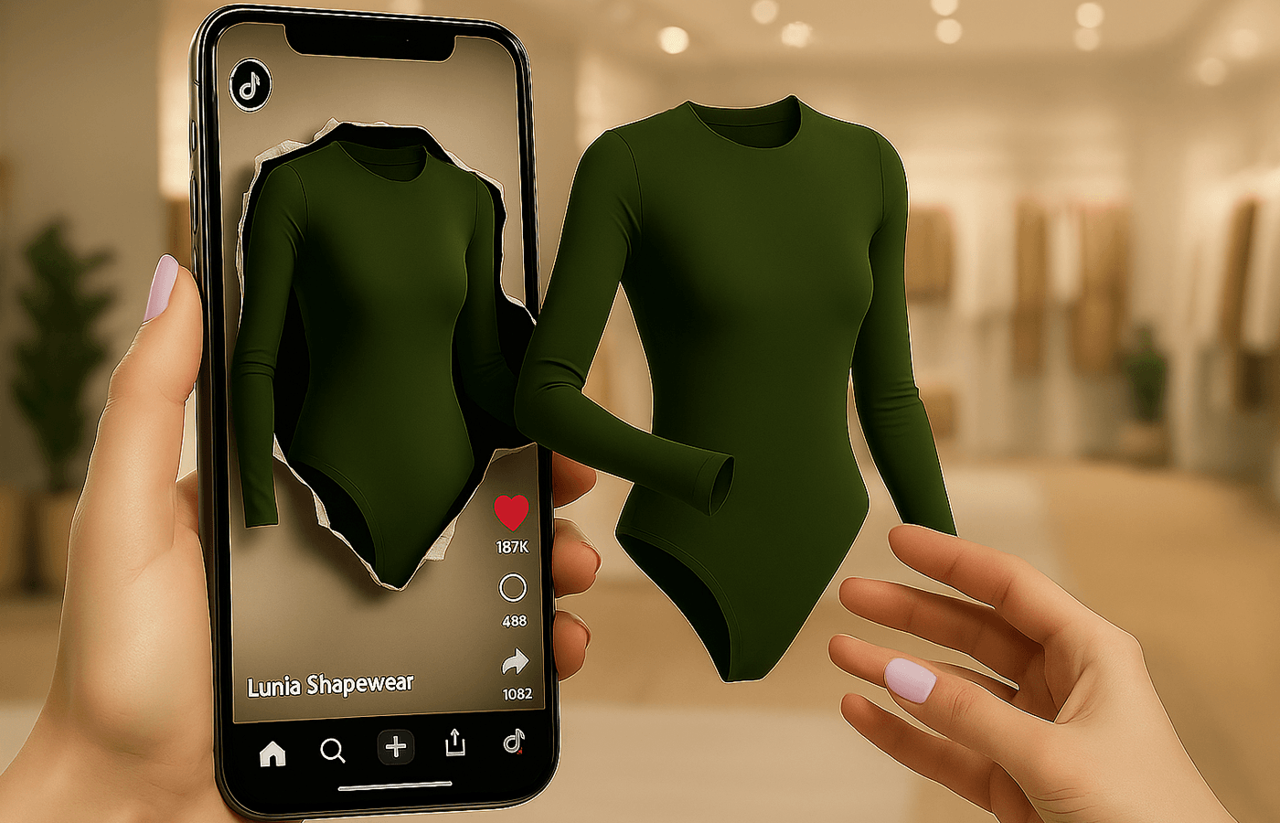 Body viral de Lunia en Tiktok